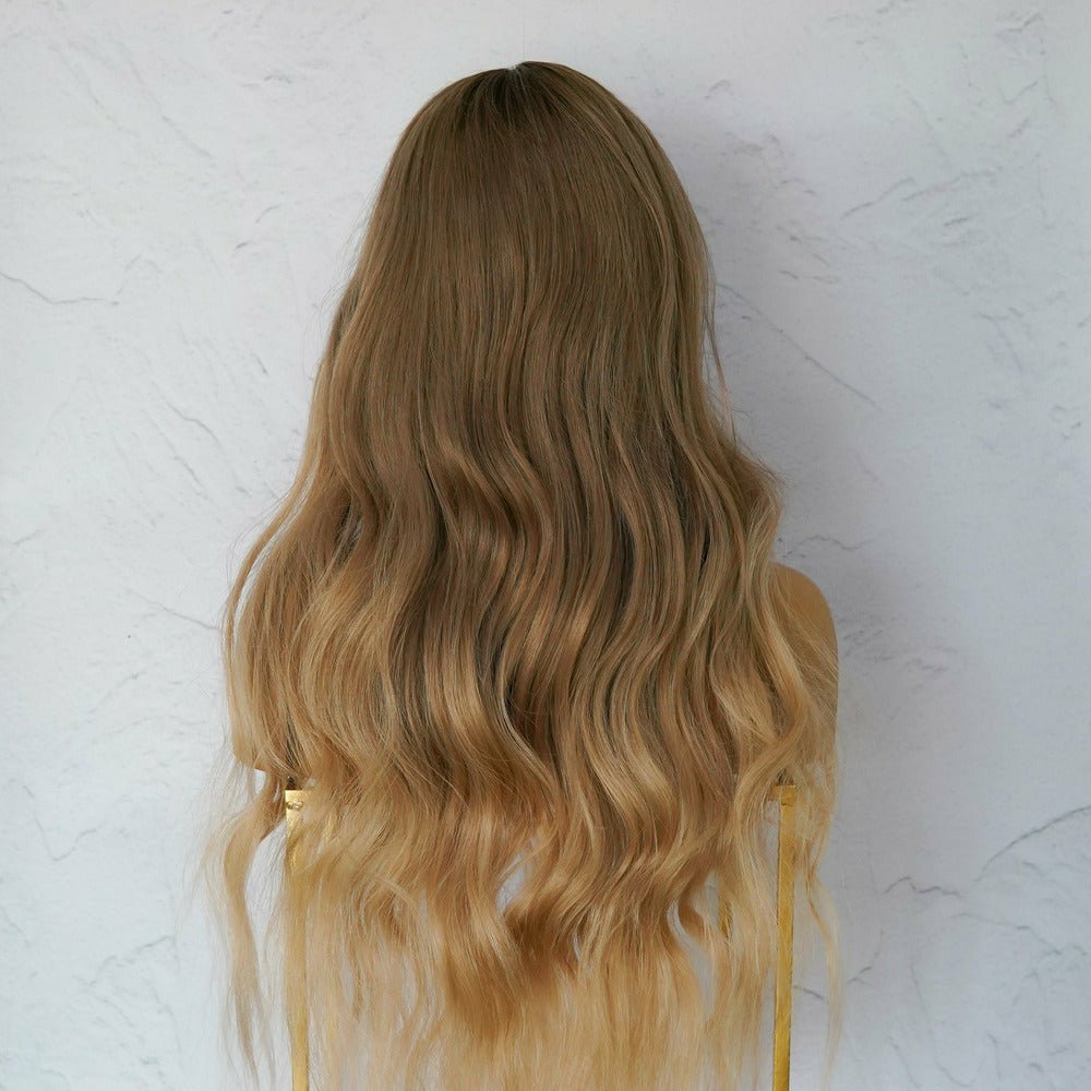ARIA Blonde Ombre Human Hair Lace Front Wig | BLONDE WIGS | OMBRE +  BALAYAGE WIGS | Milk & Honey