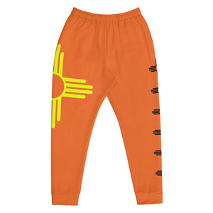 orange mens joggers