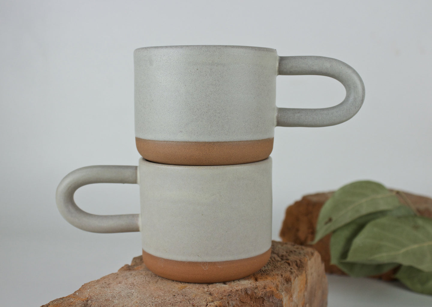 Loop Handle Mug in Soft White
