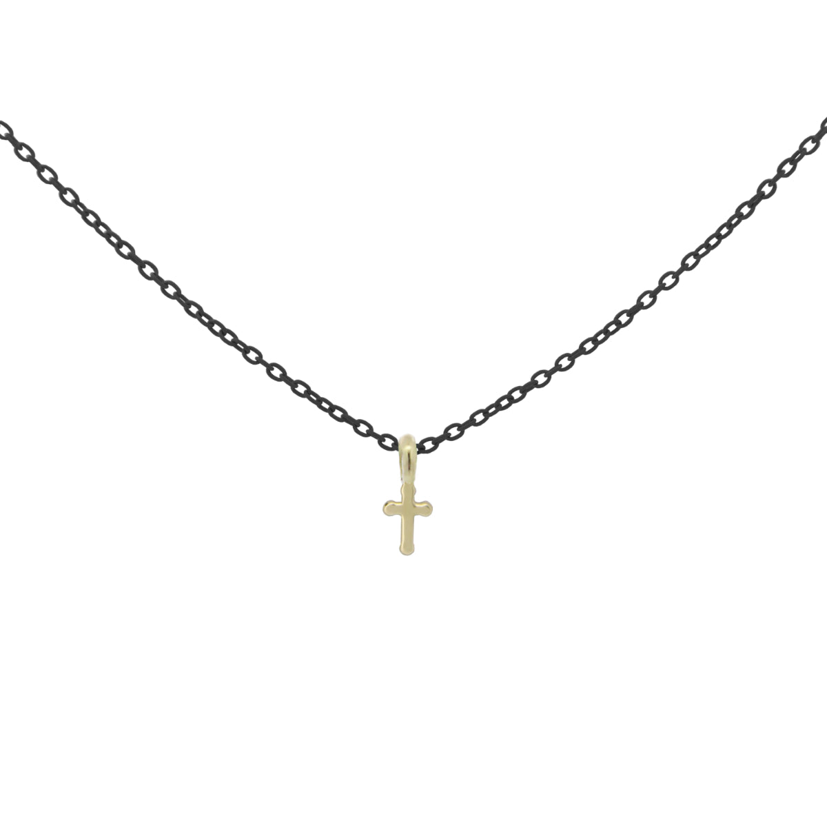 Chokers - Choker with cross and painted chain - ORO 18KT - 8 | Rue des Mille