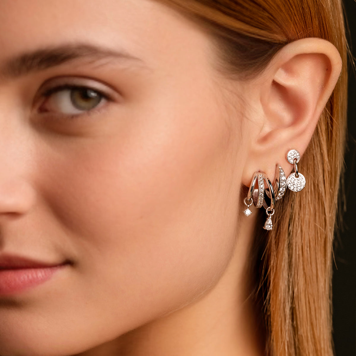 Earrings - Earrings double circle - SHAPES - 4 | Rue des Mille