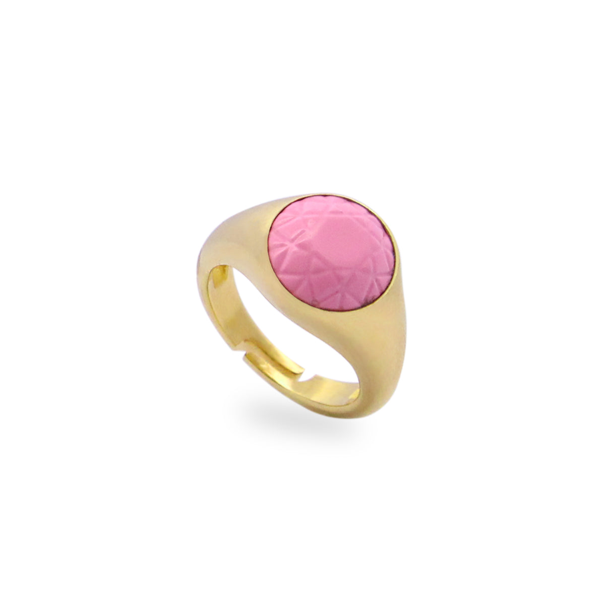 Anillos - Anillo chevalier en forma de círculo berry - BON BON - 1 | Rue des Mille