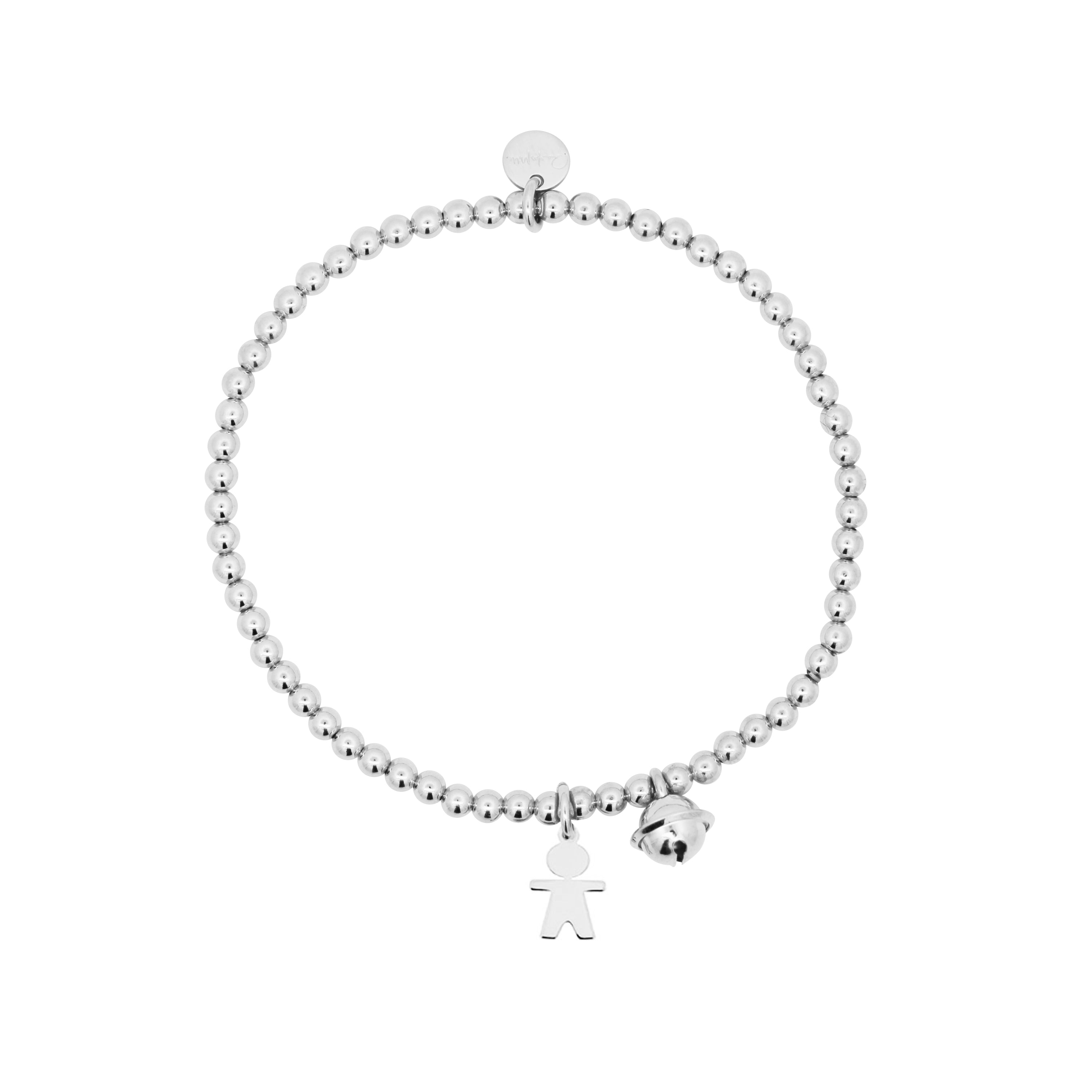 Bracelets - Elastic Bracelet with boy pendant - 3 | Rue des Mille