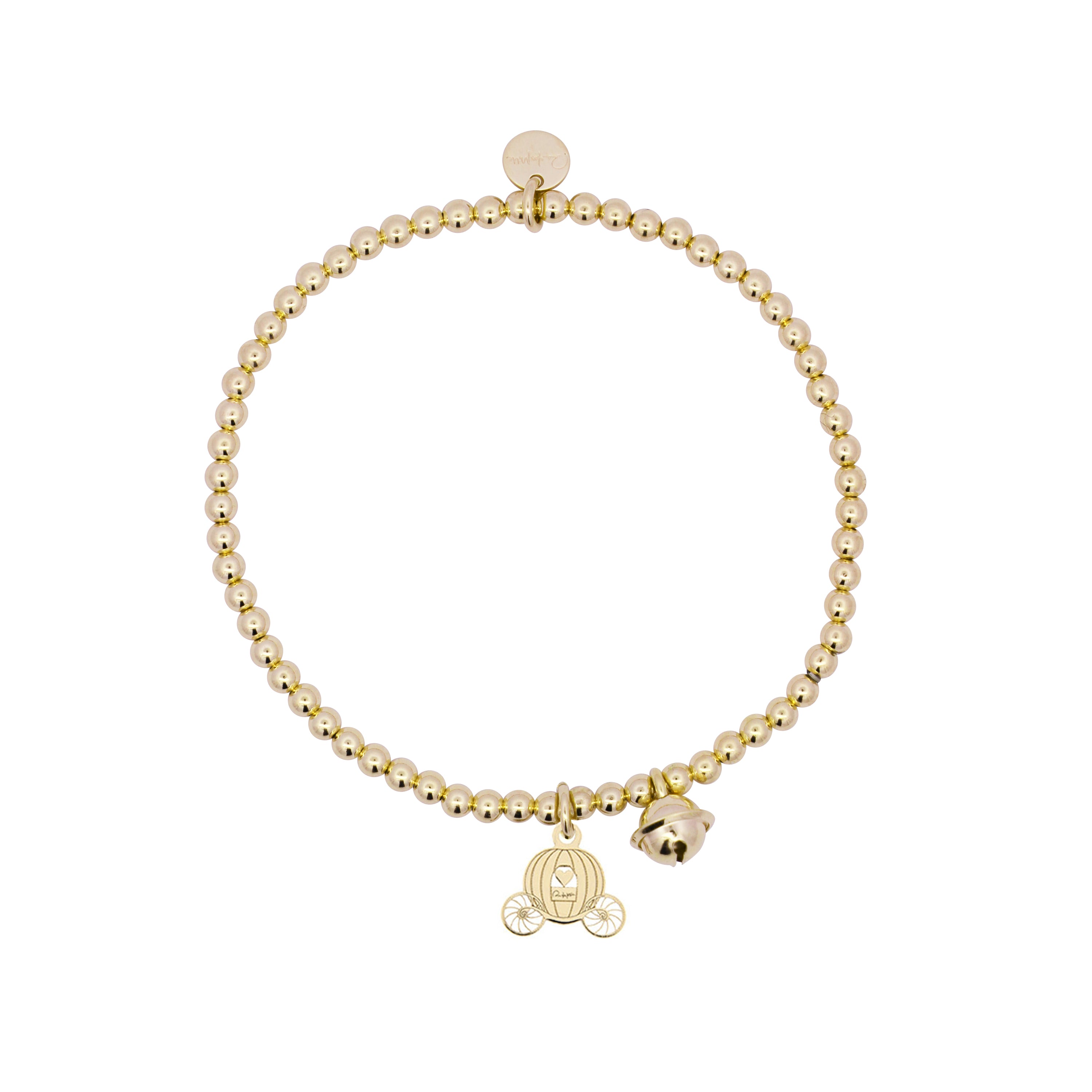 Pulseras - Pulsera Élastica con Colgante Carruaje - 2 | Rue des Mille