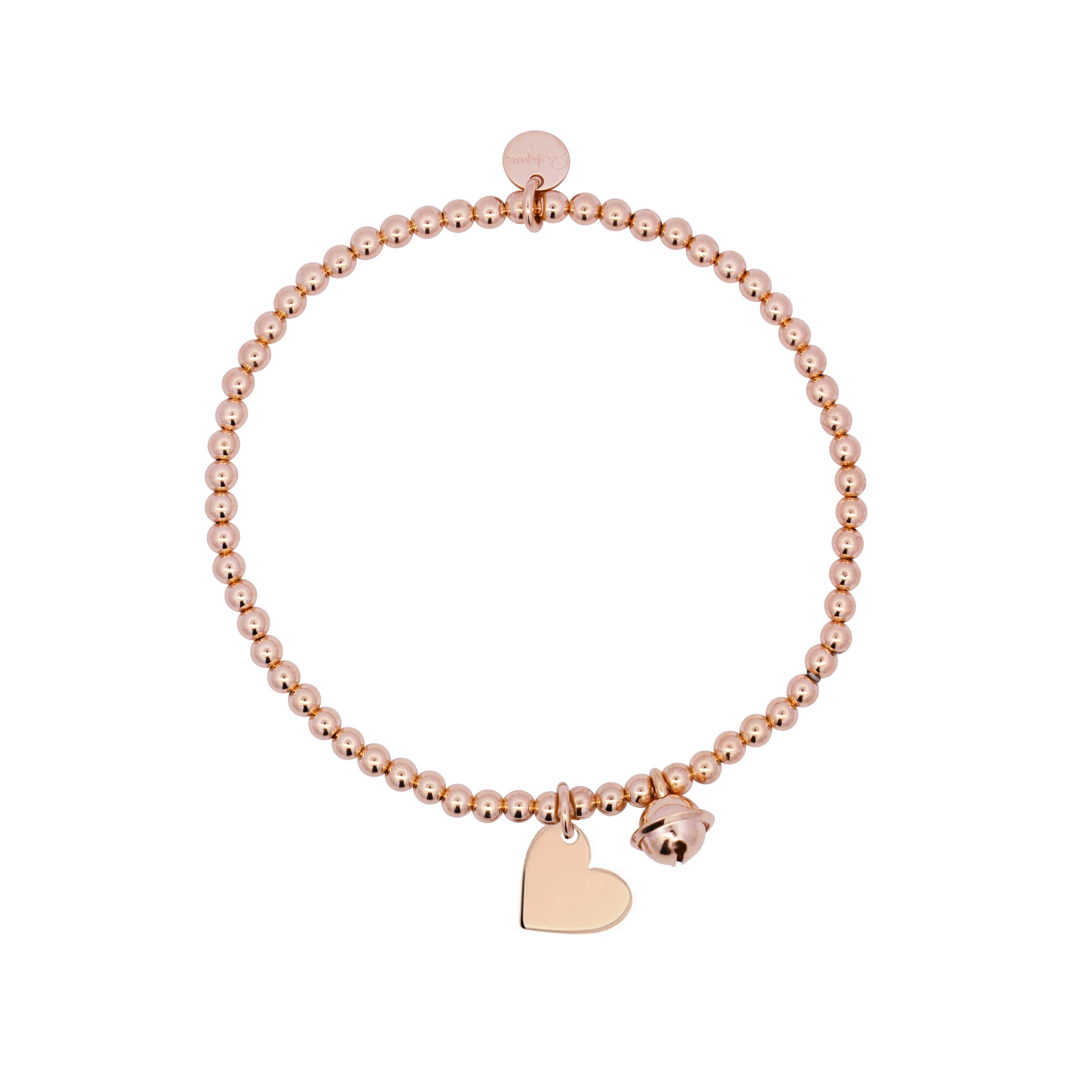 Bracelets - Elastic Bracelet with Heart Pendant - 2 | Rue des Mille