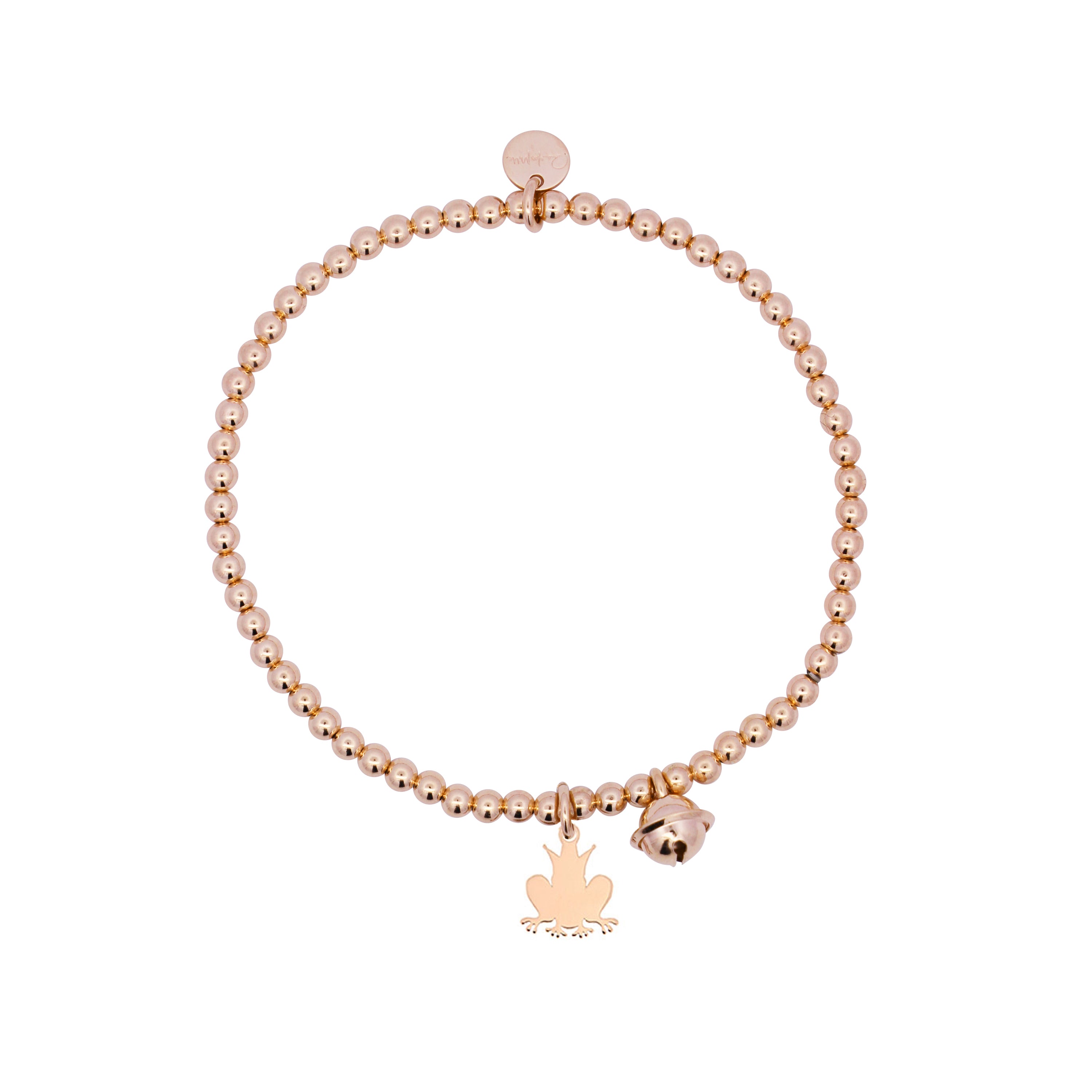 Pulseras - Pulsera Élastica con Colgante Sapo - 2 | Rue des Mille