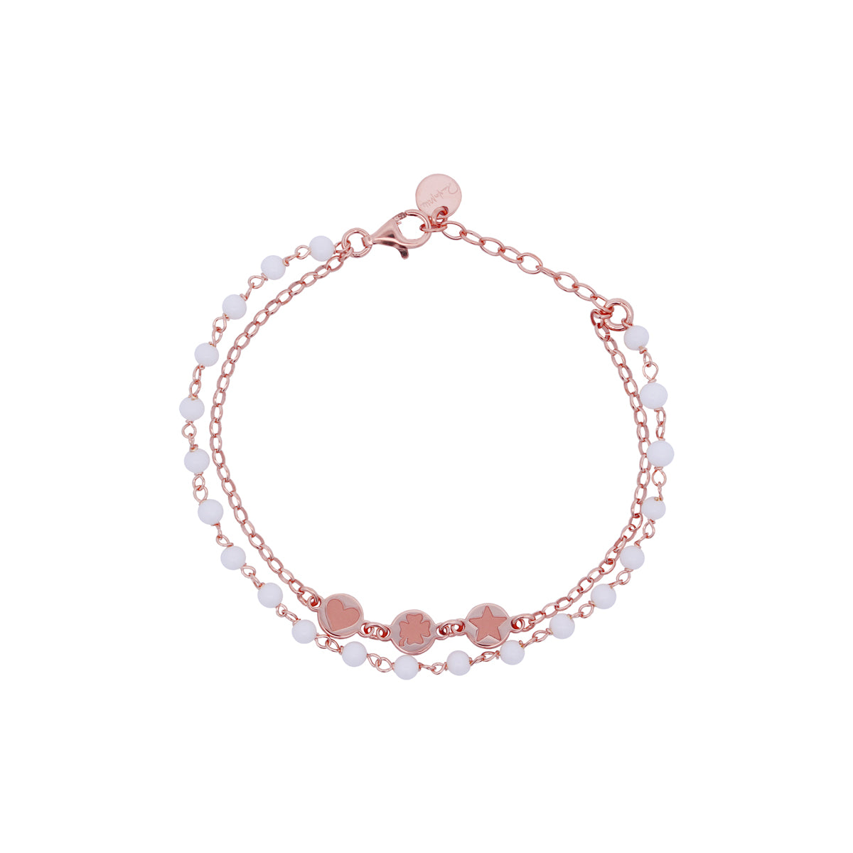 DOUBLE WIRE BRACELET - GIPSY WHITE