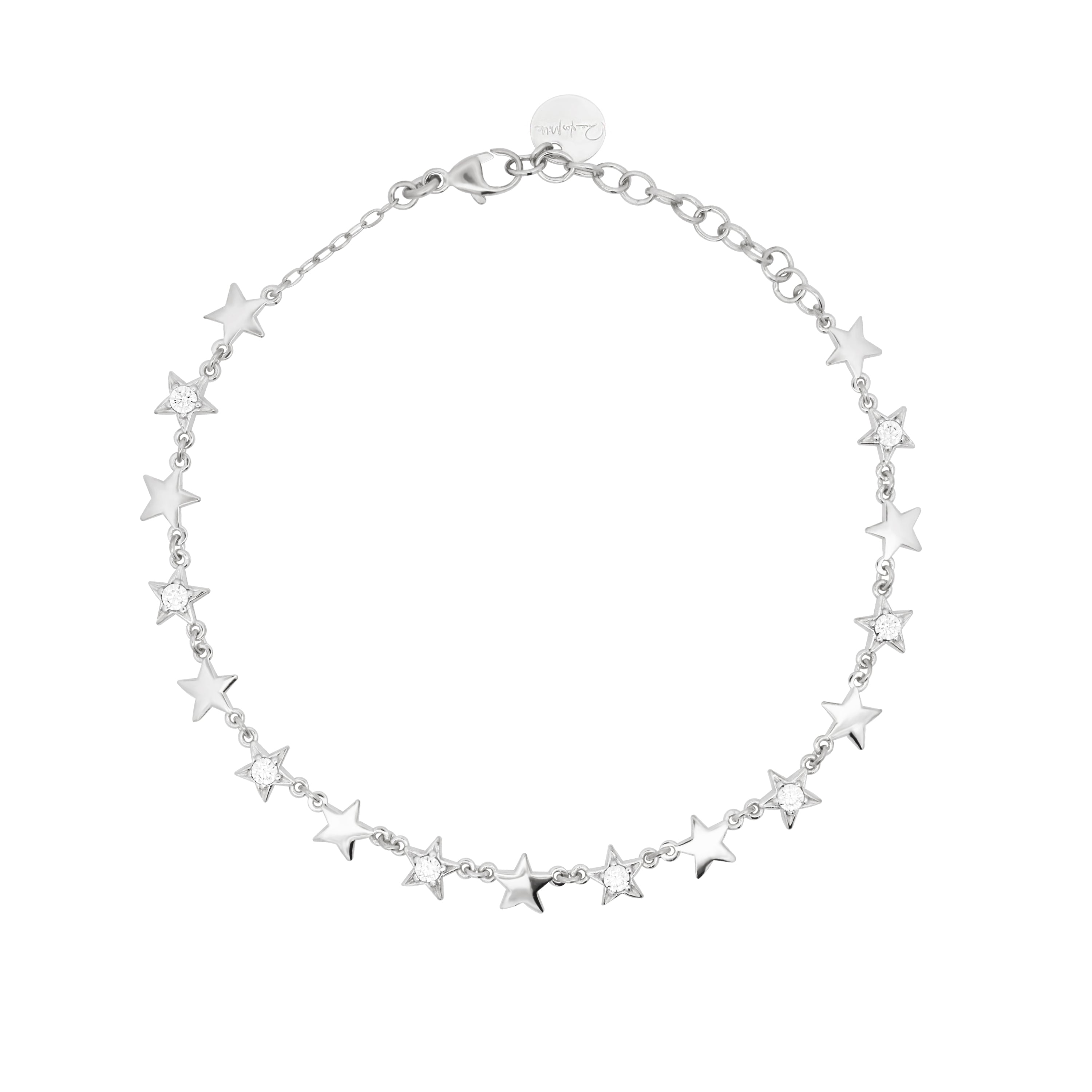 Bracelets - Bracelet with pavé and plain star - STARDUST TEN - 2 | Rue des Mille
