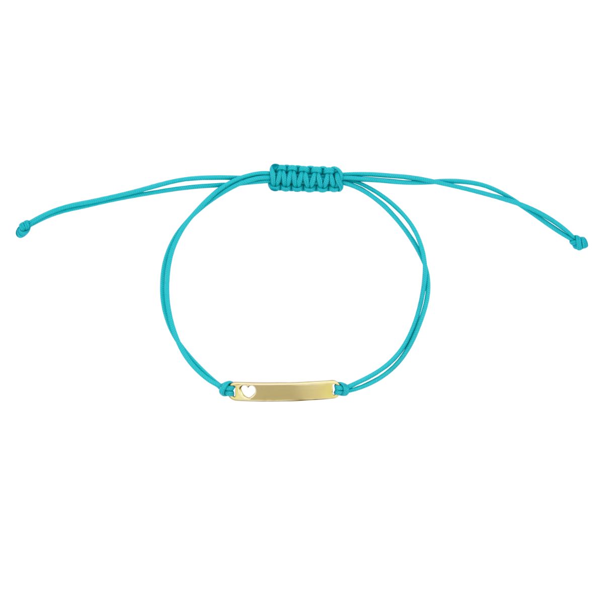 Anklets - Anklet in turquoise fabric and slab - Anklets Mania - 1 | Rue des Mille