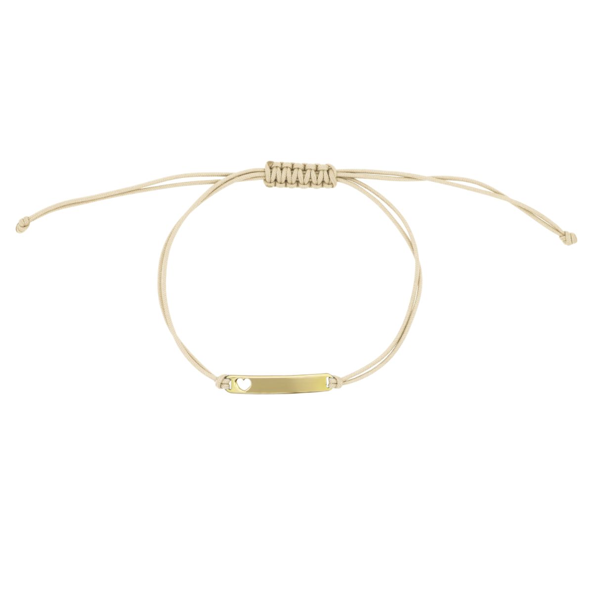 Tobilleras Pulseras - Tobillera en tela beige y losa - Anklets Mania - 1 | Rue des Mille