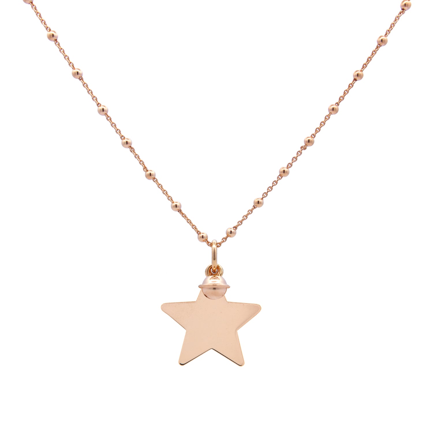 Collares - Collar de Cuentas con Colgante Estrella - 2 | Rue des Mille