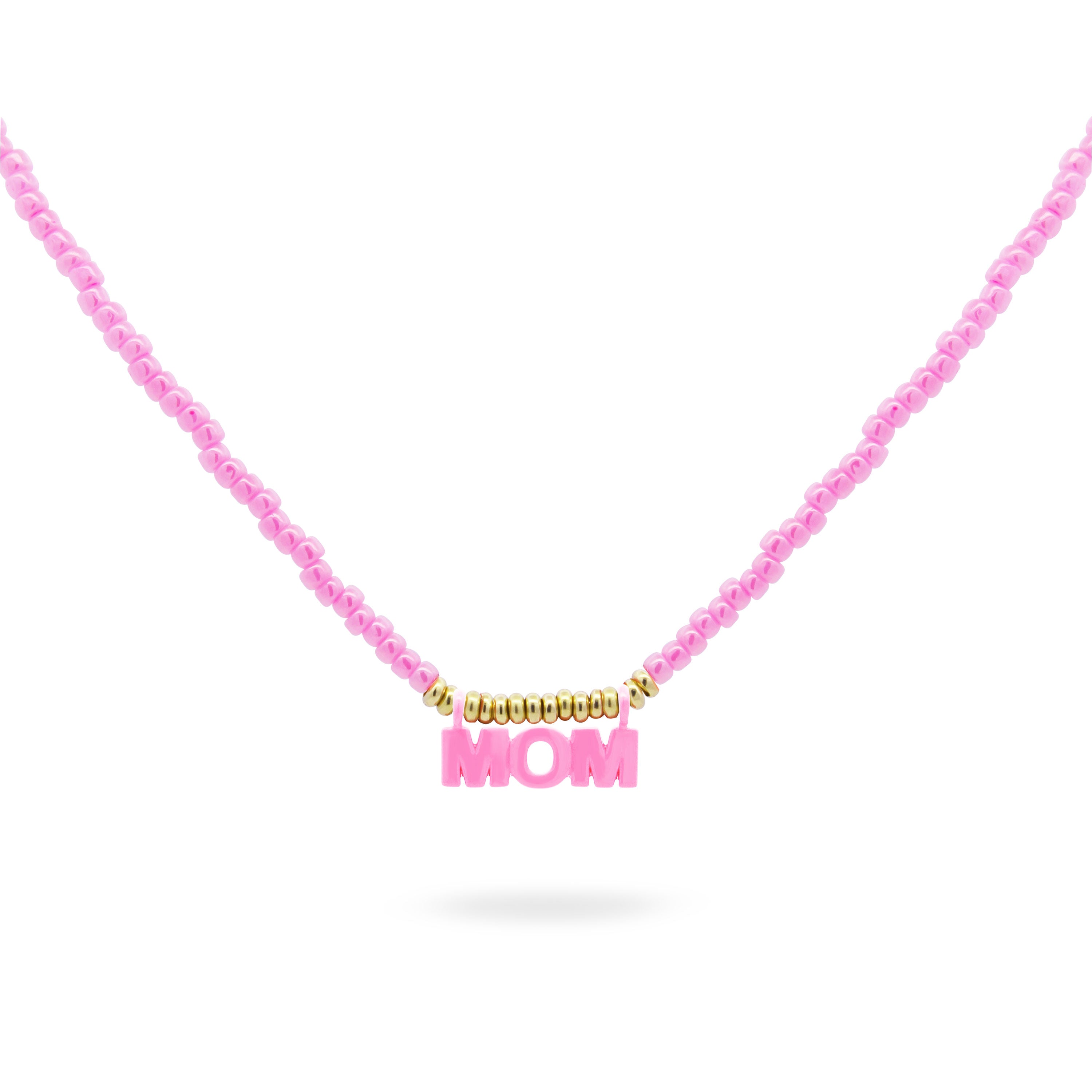 Choker pink pop beads - MOM