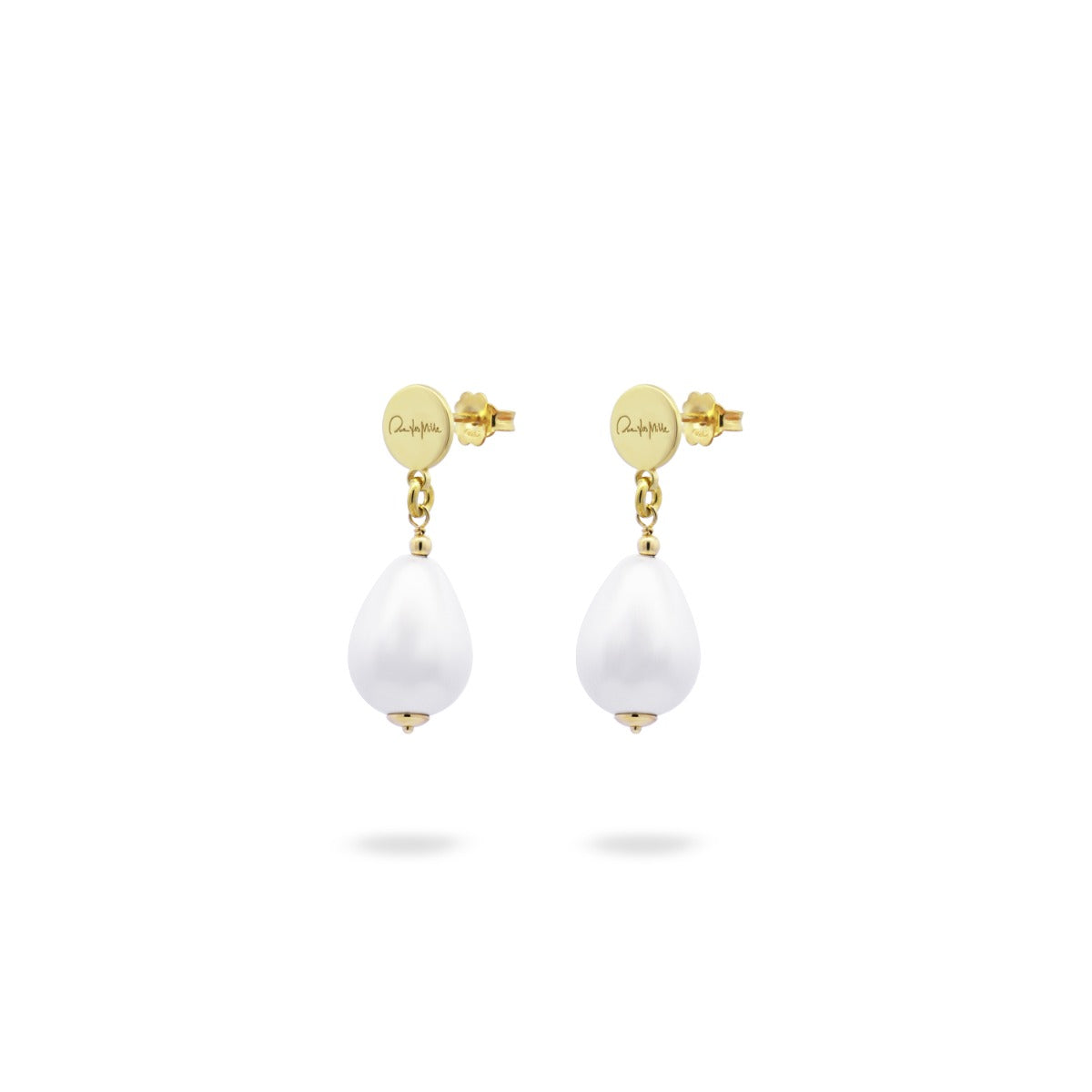 Pearl drop earrings - WHITESIDE