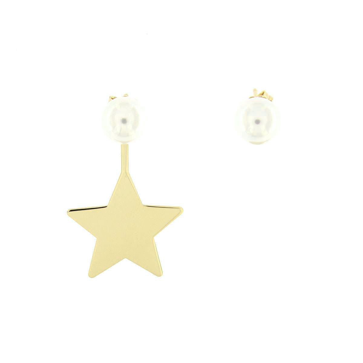 Pearl Earrings and Star Pendant