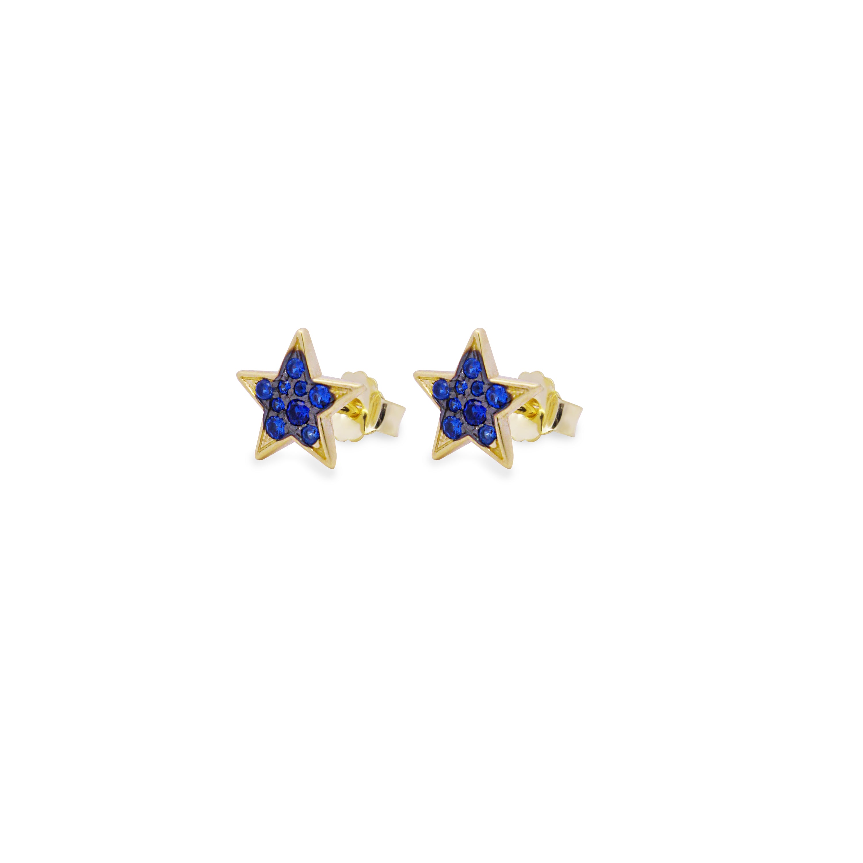 Pendientes - Pendientes pequeños pavé de colores lóbulo - STARDUST TEN - 2 | Rue des Mille