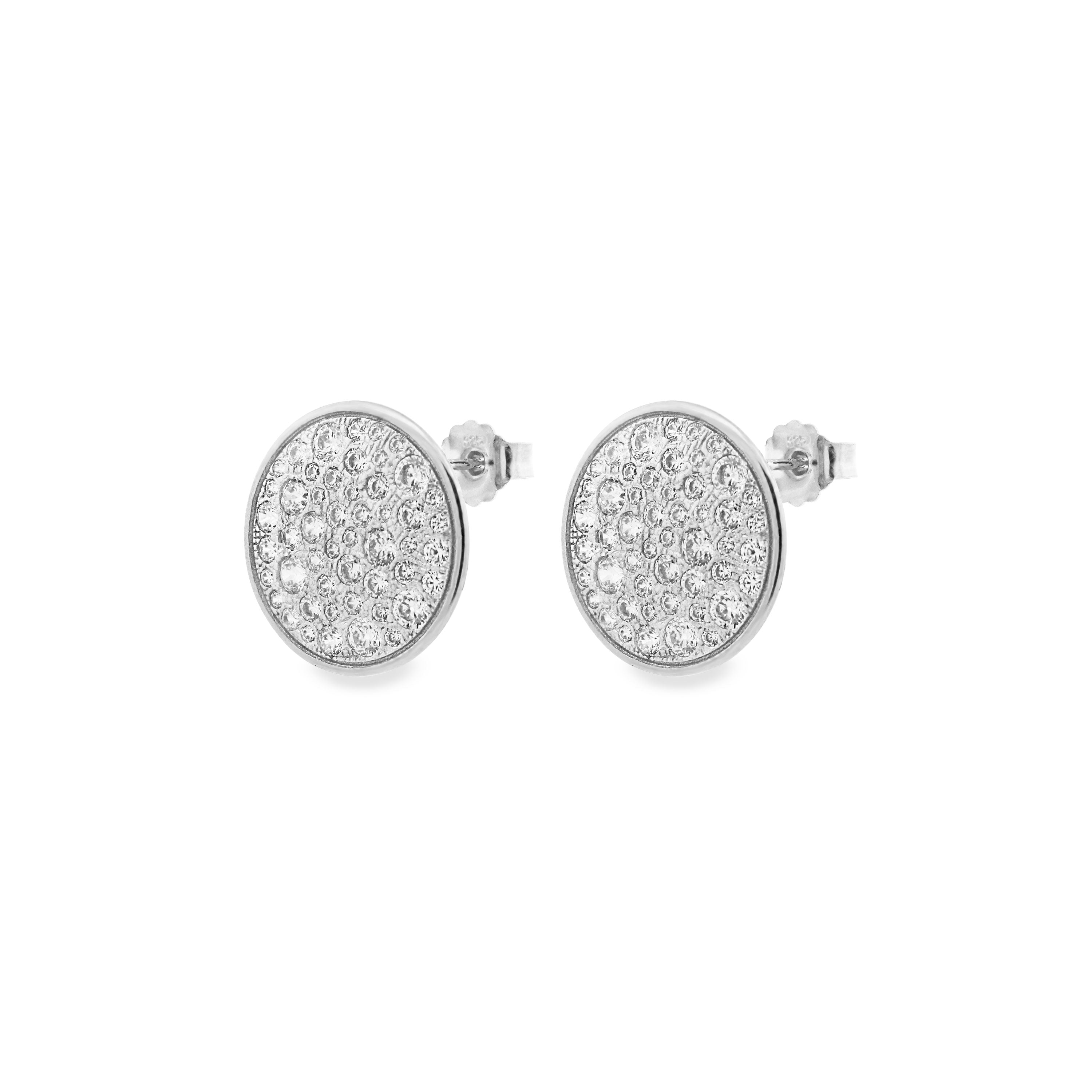 Earrings - Lobe earrings oversized circle - STARDUST TEN - 2 | Rue des Mille