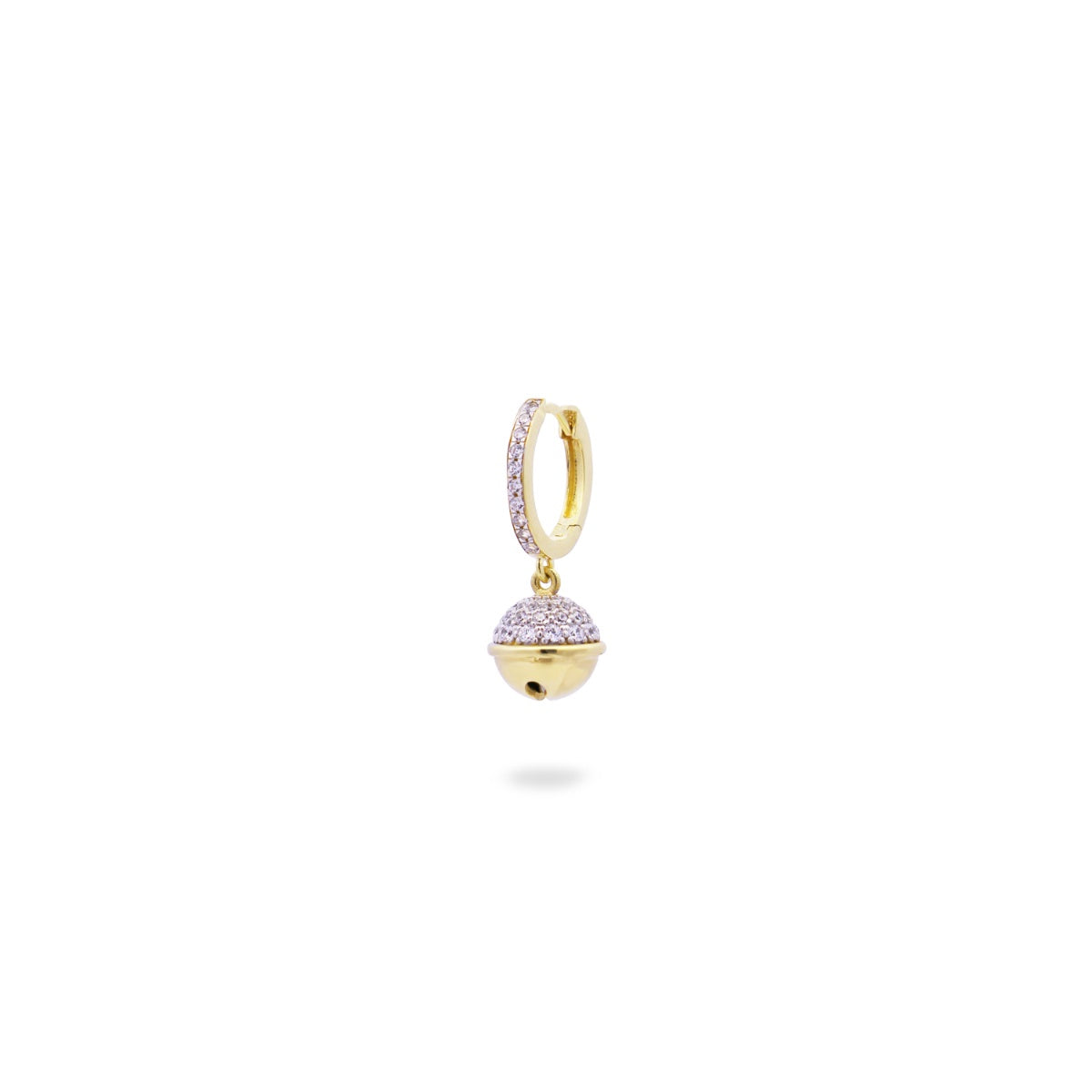 Single earring with wish bell - AMULETI