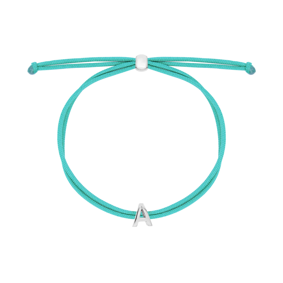 Bracelets - Carousel double thread turquoise letter  - 1 | Rue des Mille