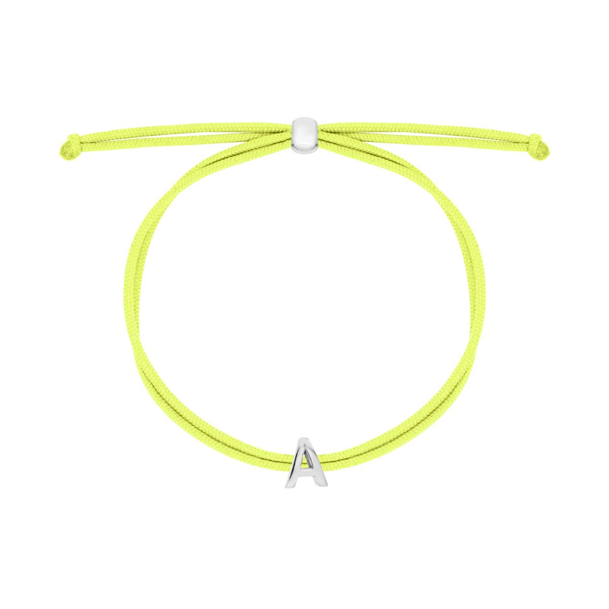 Bracelets - Carousel double thread yellow fluo letter - 1 | Rue des Mille