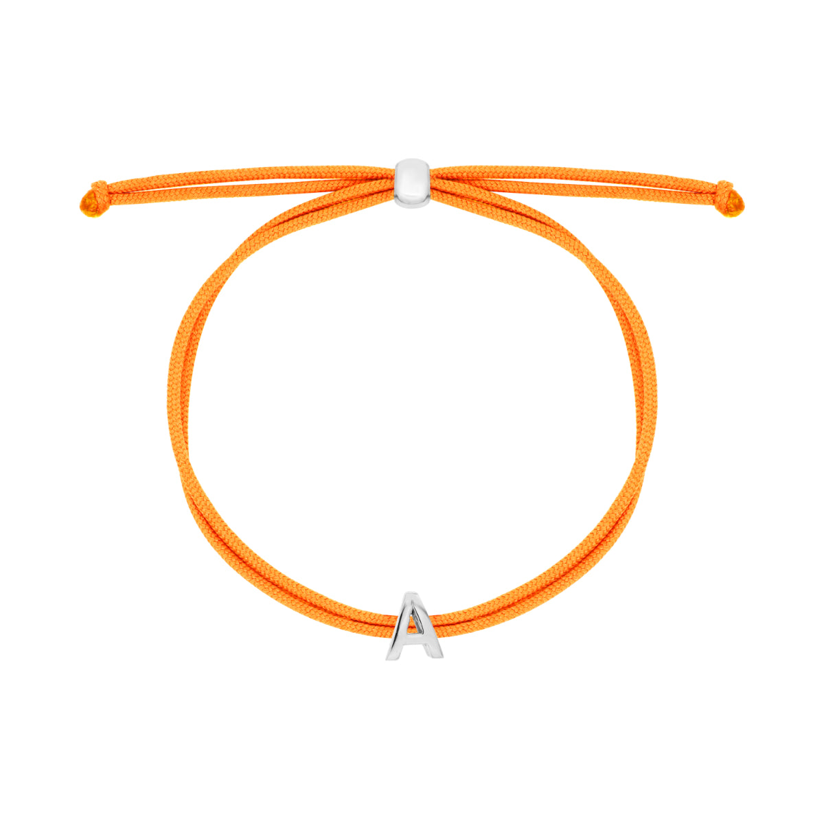 Bracelets - Carousel double thread orange letter - 1 | Rue des Mille