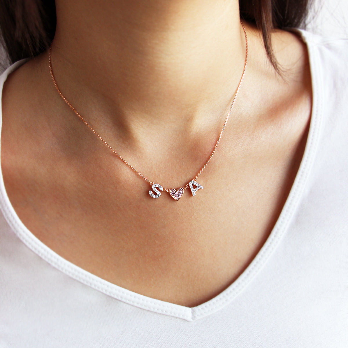Chokers - Customizable Necklace with Zircon - 21 | Rue des Mille