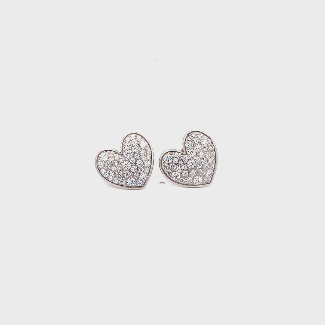Earrings - Lobe earrings oversized heart - STARDUST TEN - thumbnail - video - 1 | Rue des Mille