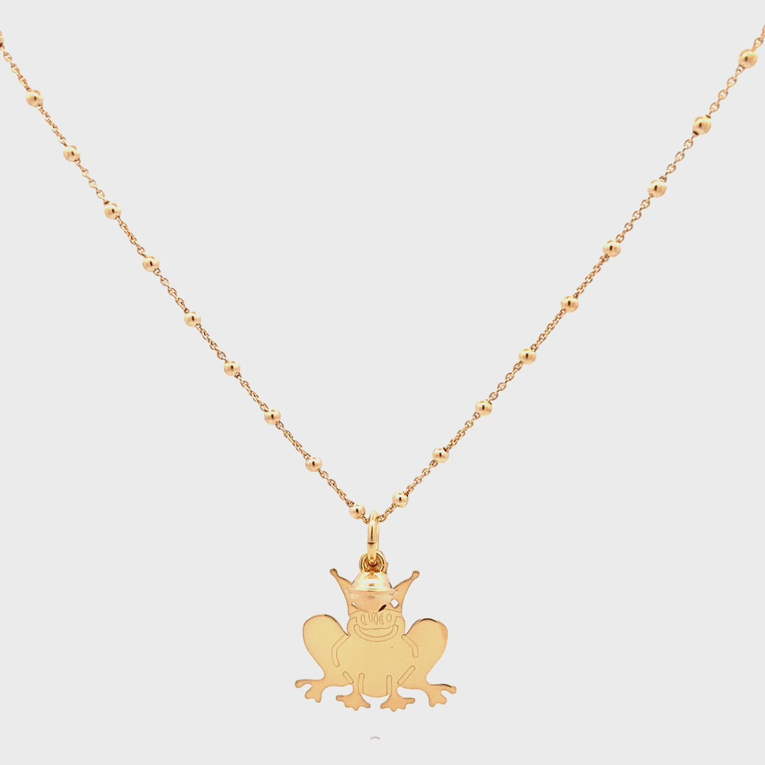 Necklaces - Beaded Necklace Frog Pendant - thumbnail - video - 1 | Rue des Mille