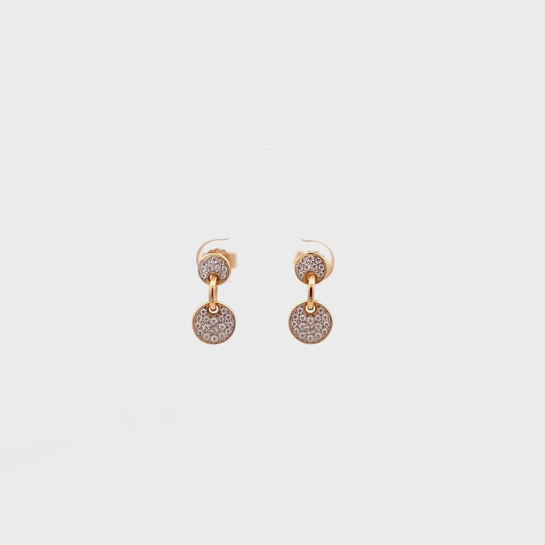 Earrings - Earrings double circle - SHAPES - thumbnail - video - 1 | Rue des Mille