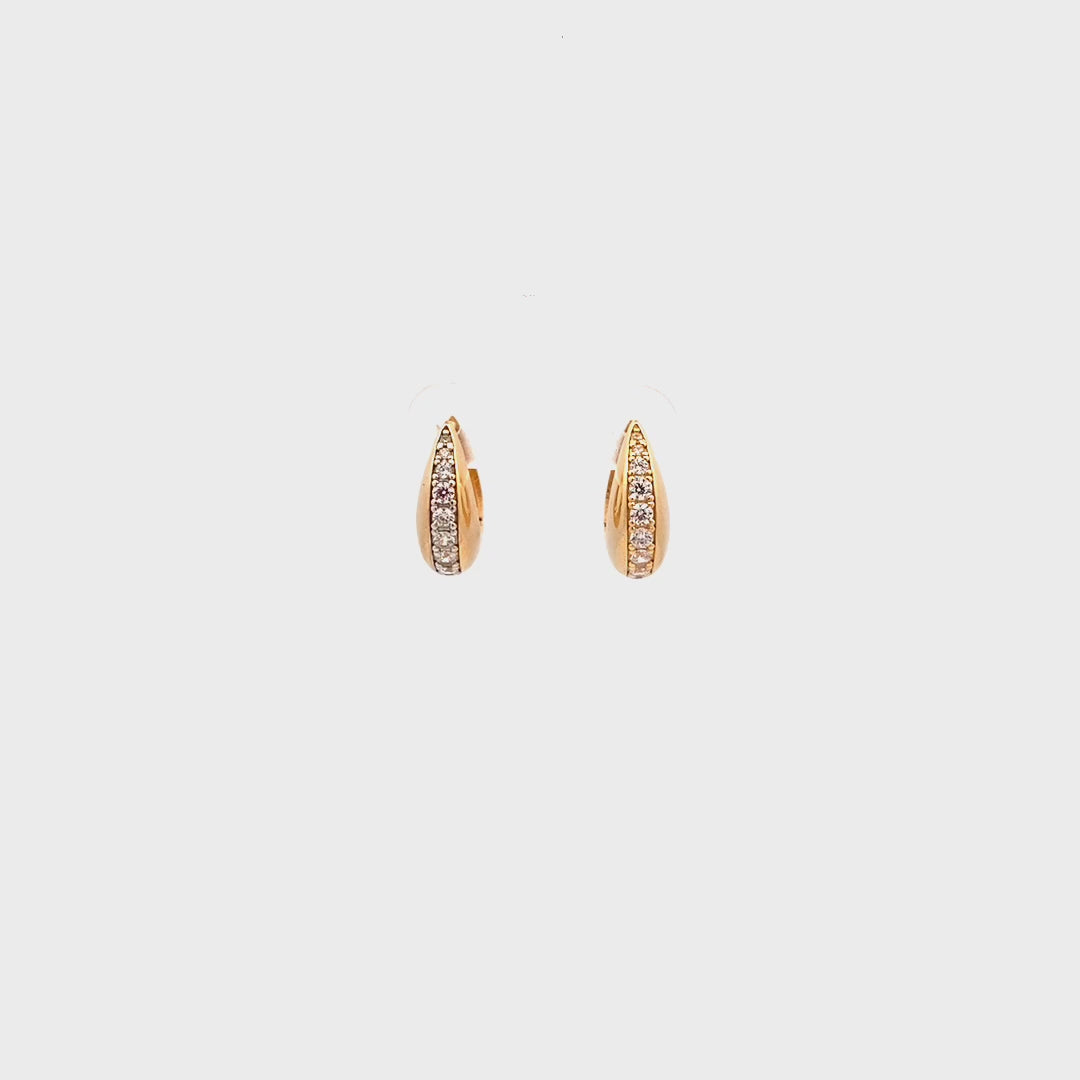 Earrings - Small chunky drop earrings - SHAPES - thumbnail - video - 1 | Rue des Mille