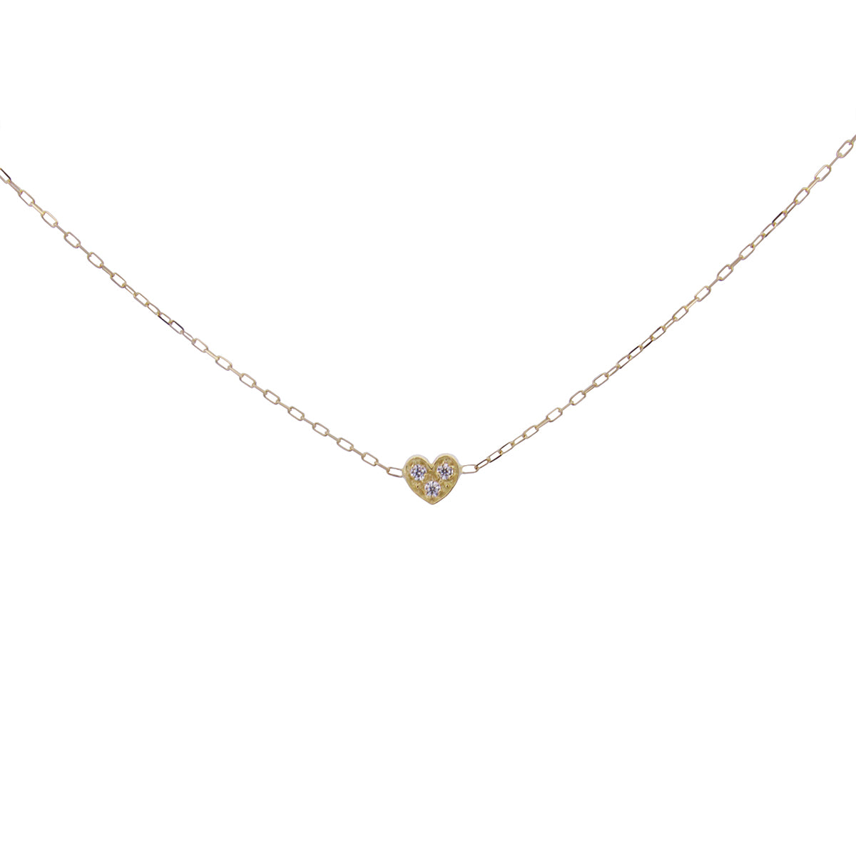 Heart Choker and Lab Grown Diamonds - ORO18KT