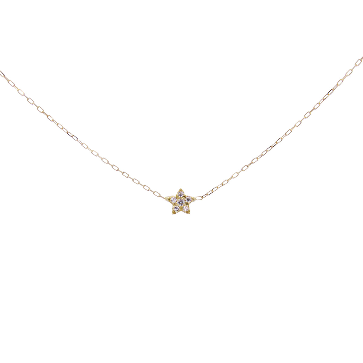 Chokers - Star Choker and Lab Grown Diamonds - ORO18KT - 1 | Rue des Mille