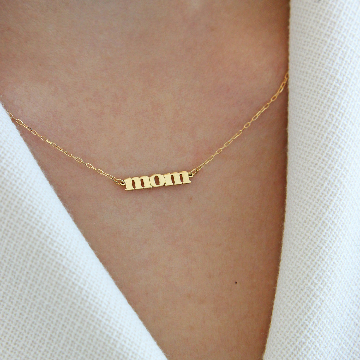 Chokers -  Golden MOM necklace – GOLD18KT - 2 | Rue des Mille
