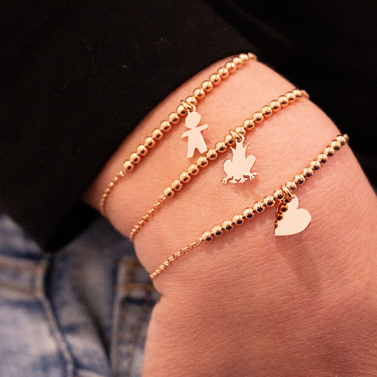 Bracelets - Bracelet Single Subject Heart - 5 | Rue des Mille