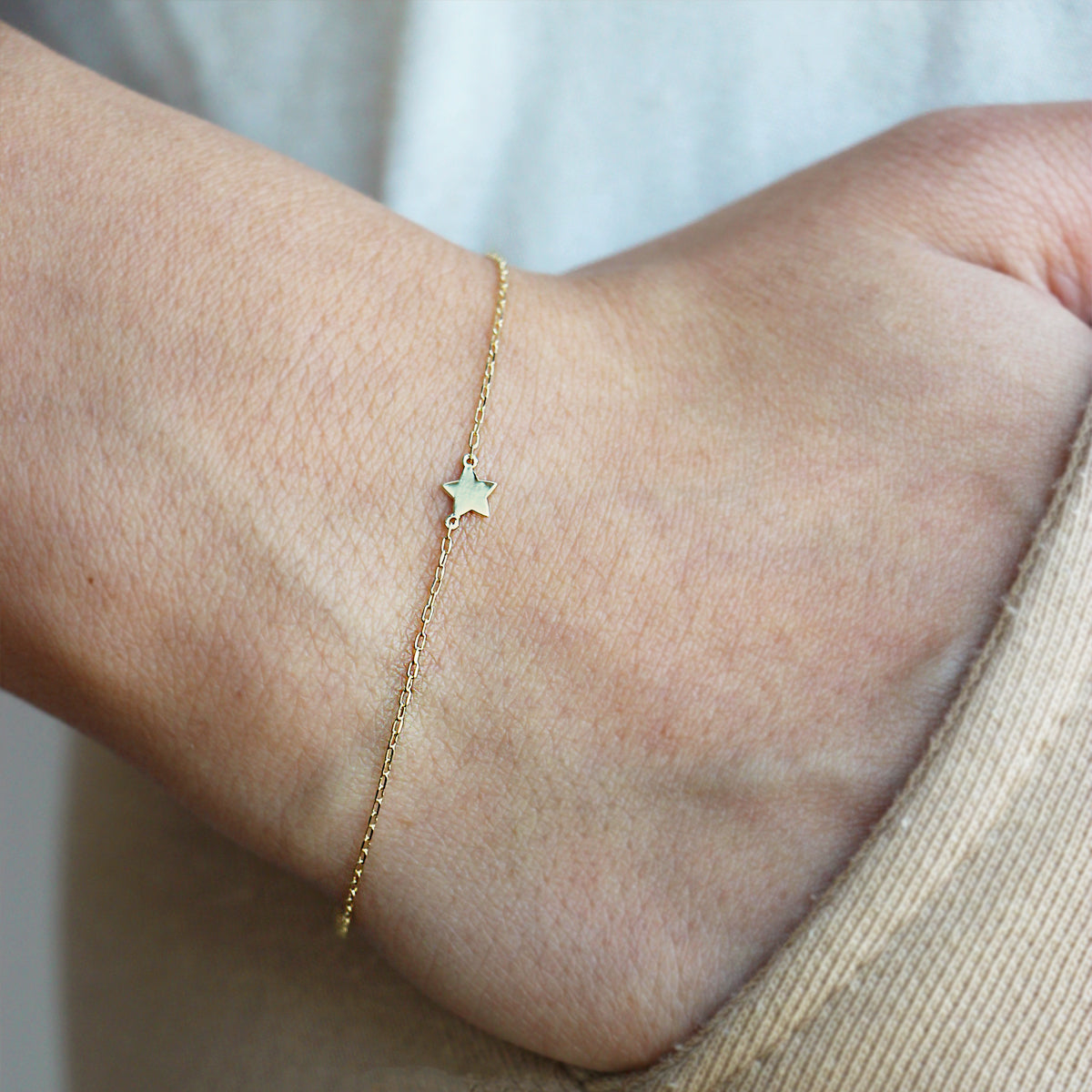 Gold Star bracelet - ORO18KT