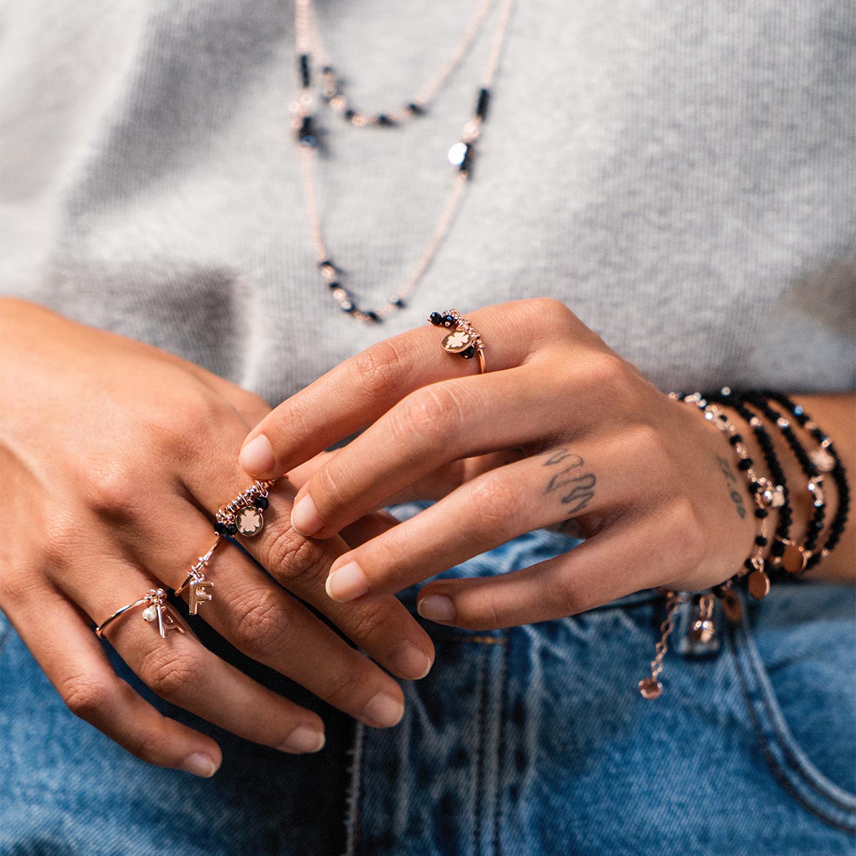 ANILLO MEDALLAS - GIPSY TIERRA BLACK