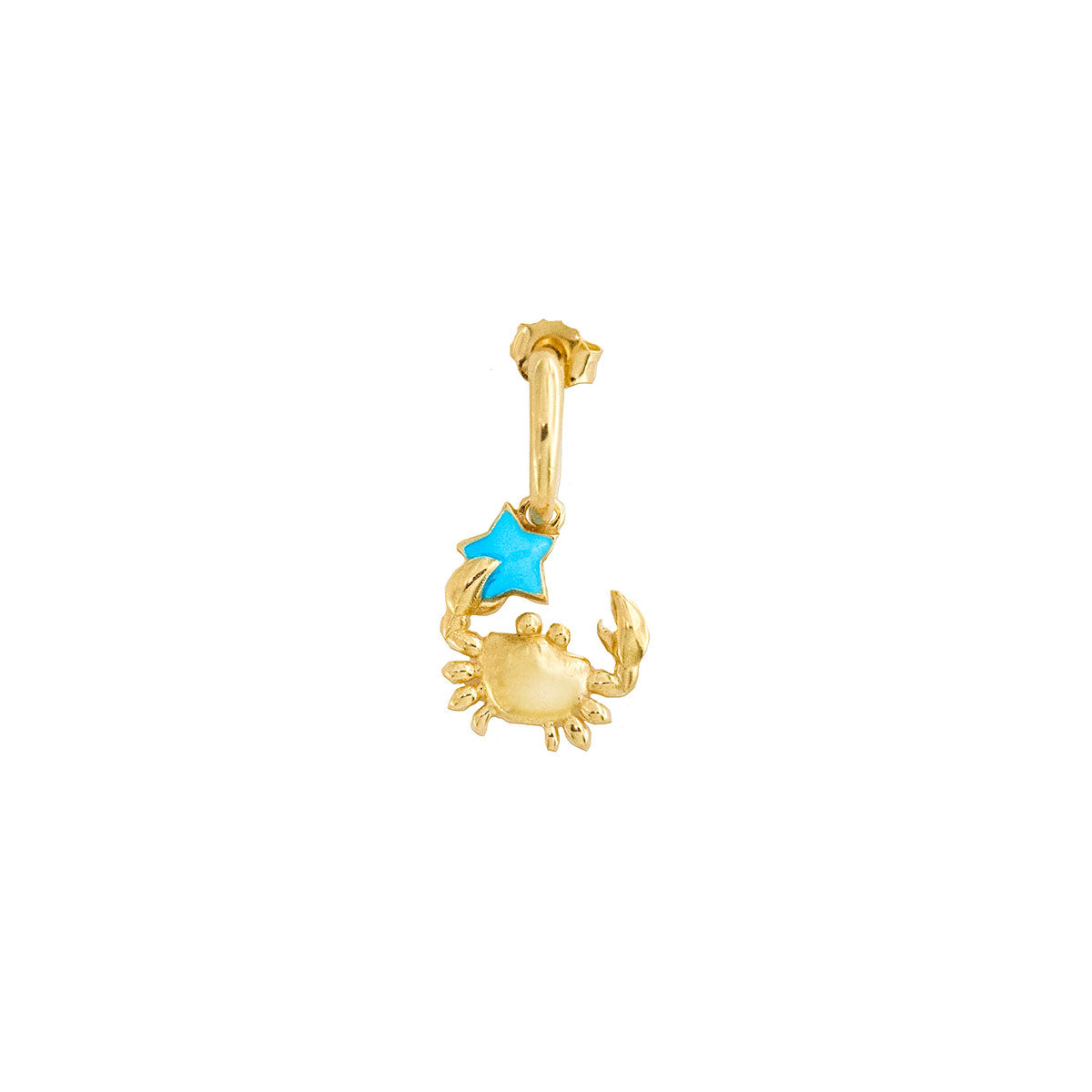 Single earring  Crab MI-STER