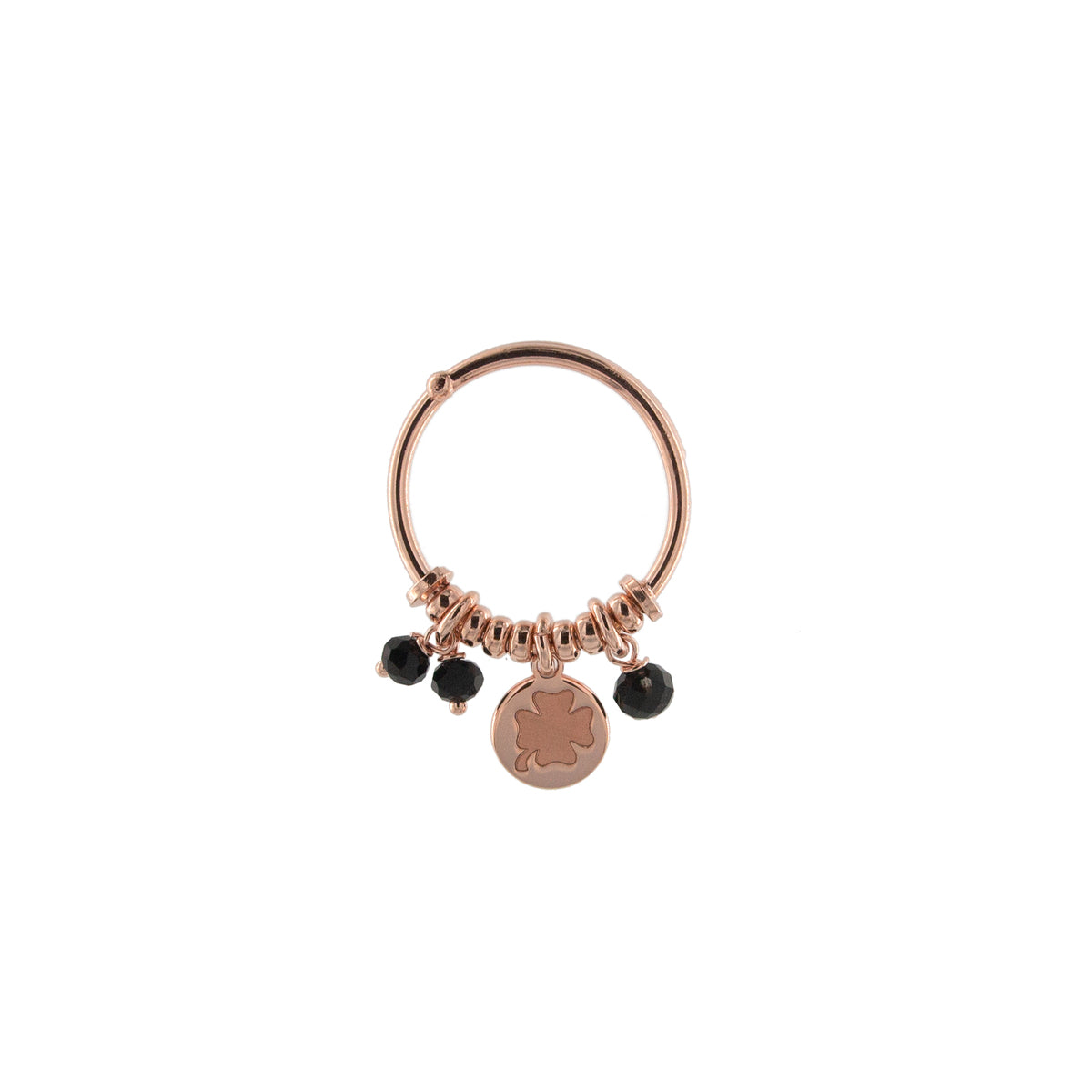 PENDANT MEDALS RING - GIPSY TIERRA BLACK