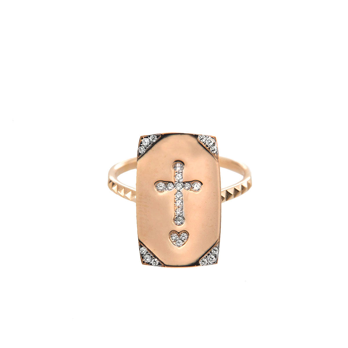 Rings - Ring cross medal  - 1 | Rue des Mille