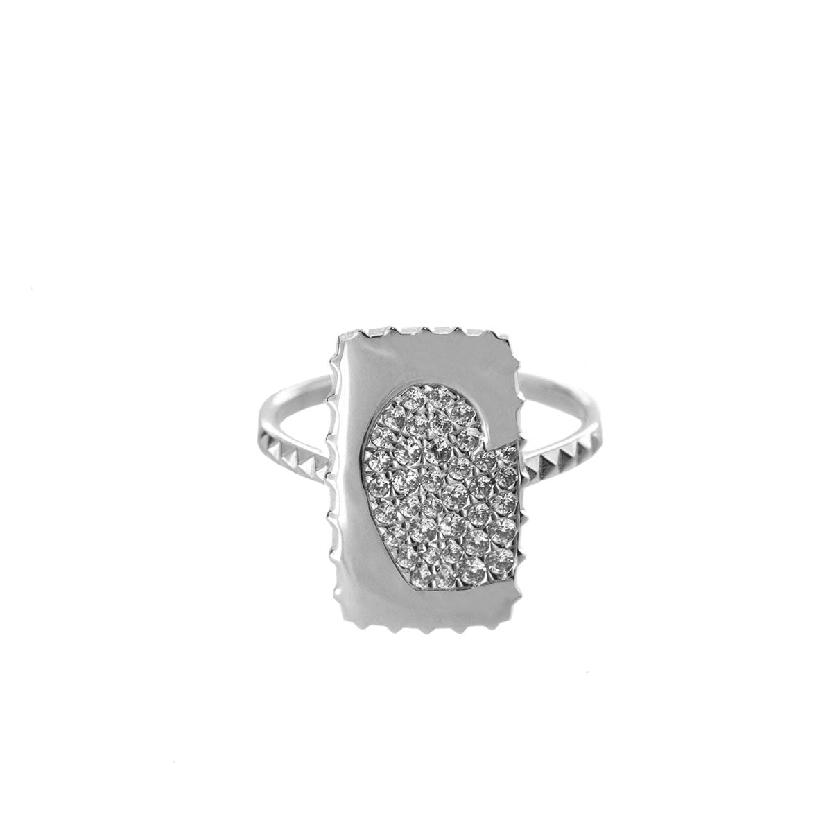 Rings - Ring heart medal - 3 | Rue des Mille