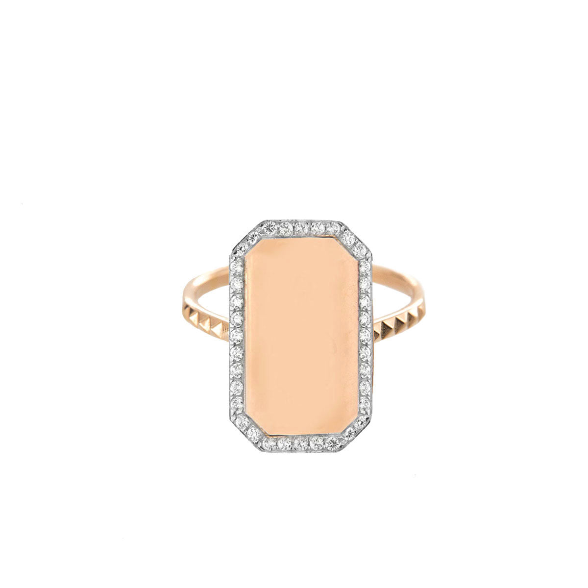 Rings - Ring plain medal  - 1 | Rue des Mille