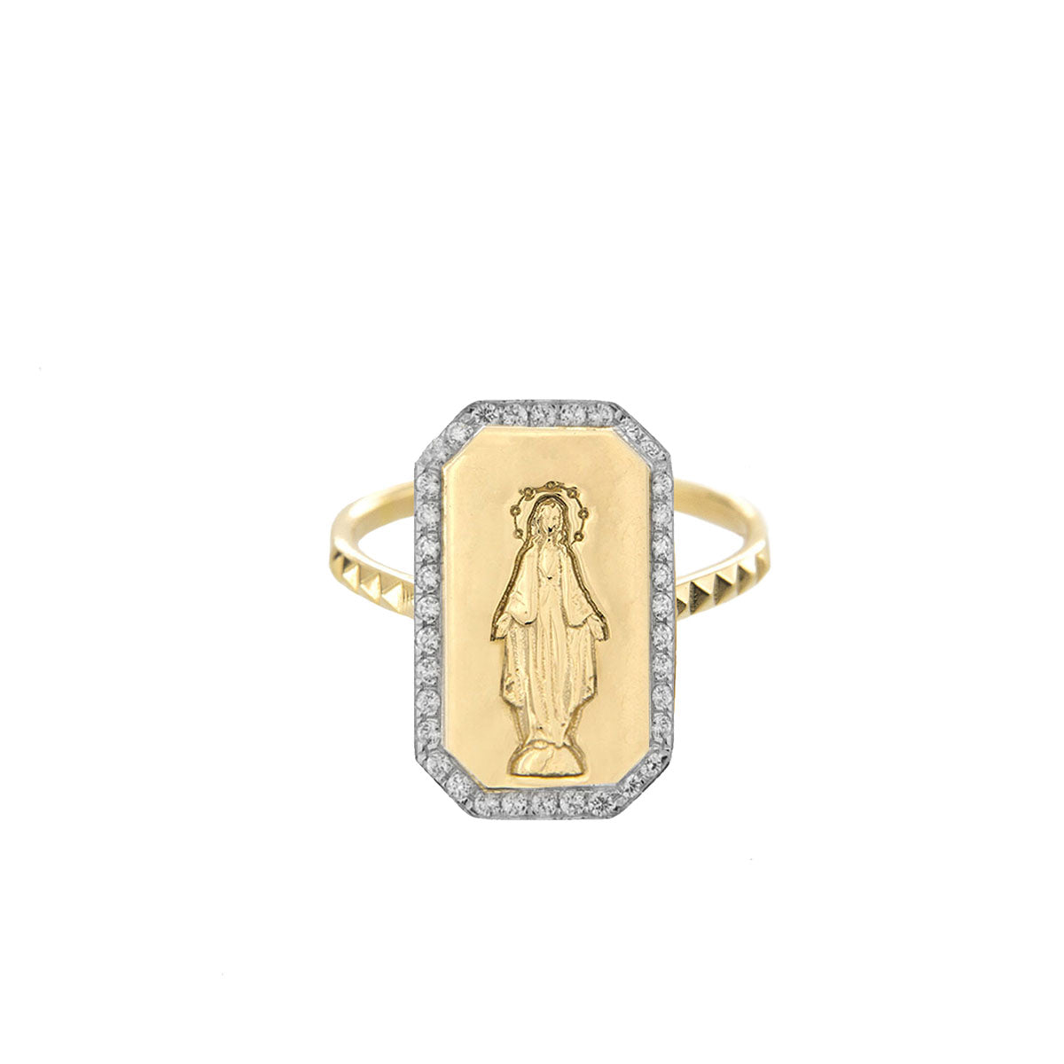 Anillos - Anillo medalla Virgen - 2 | Rue des Mille