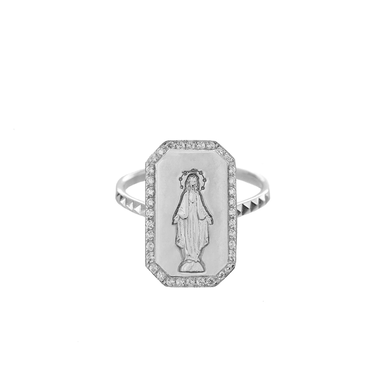 Anillos - Anillo medalla Virgen - 3 | Rue des Mille