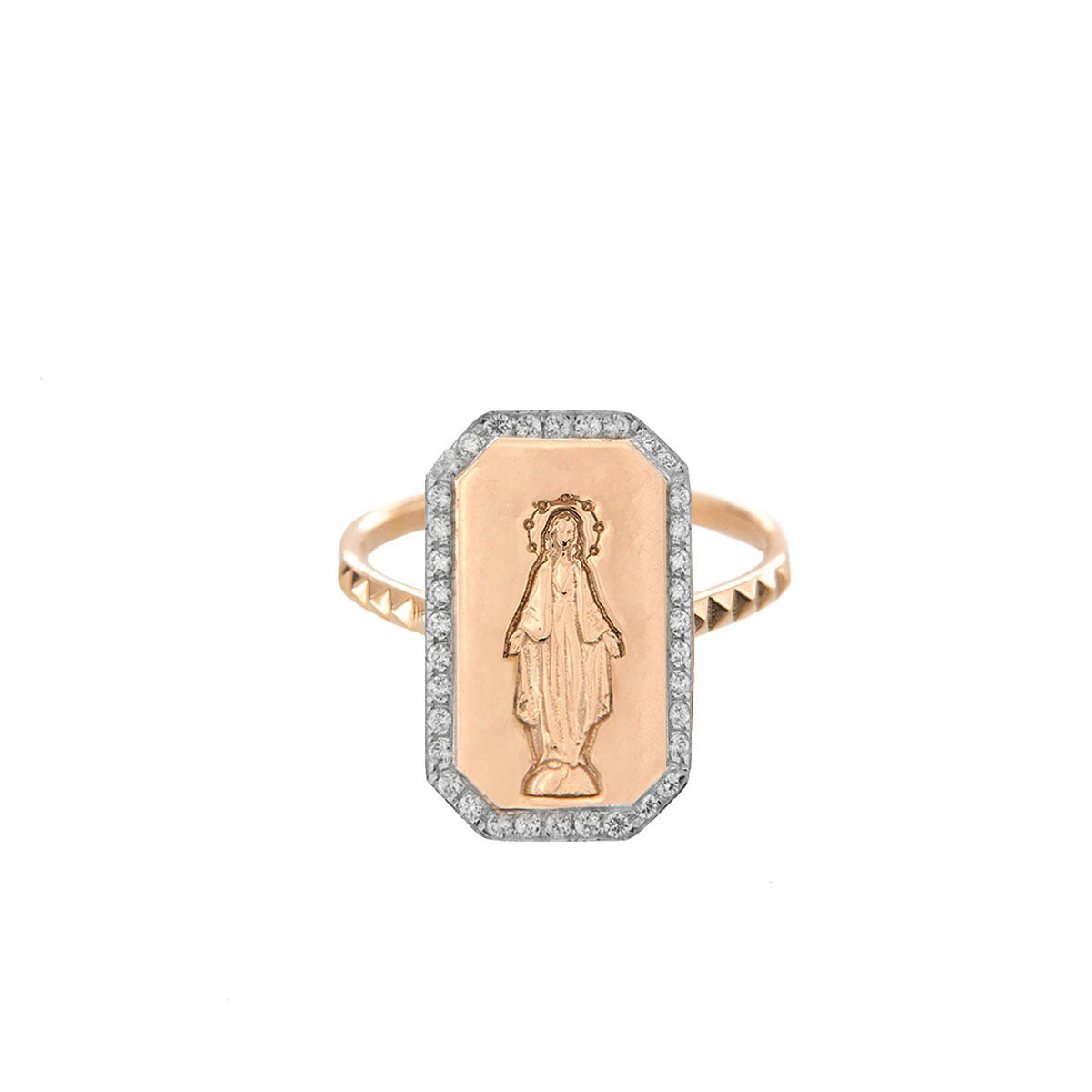 Anelli - Anello medaglia Madonnina - 1 | Rue des Mille