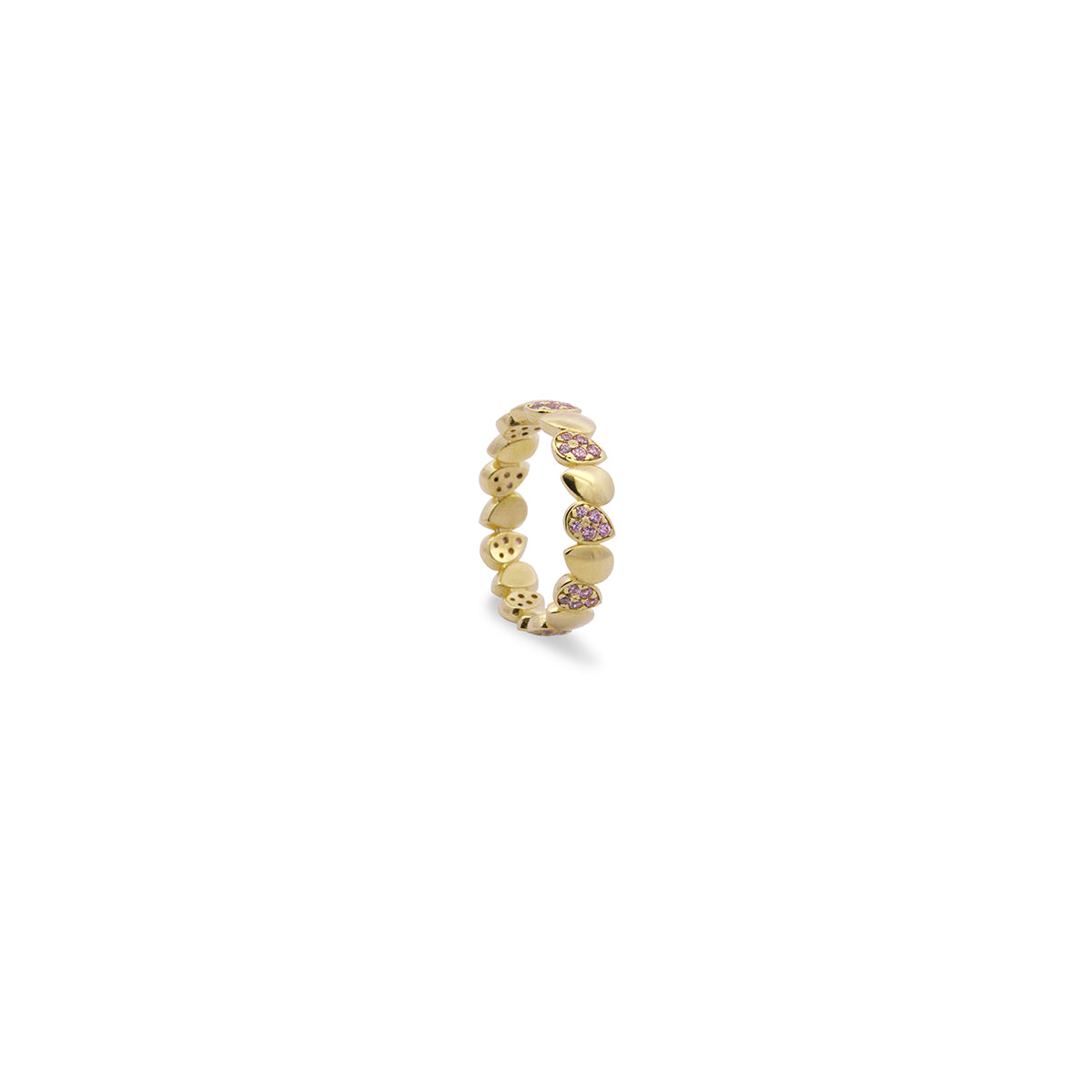 Rings - Band ring with alternating drops - 1 | Rue des Mille