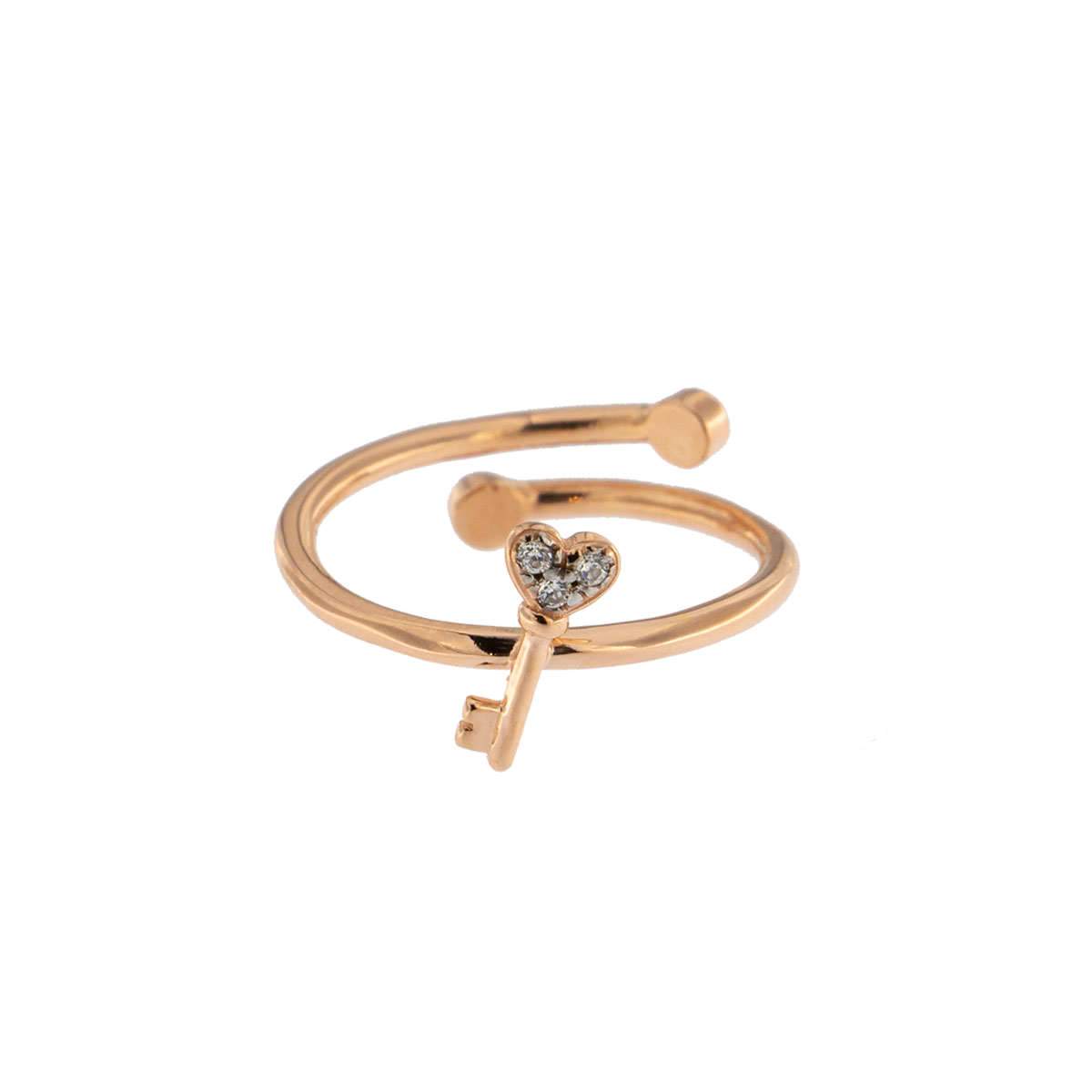 Rings - Zirconia Key Ring - 1 | Rue des Mille