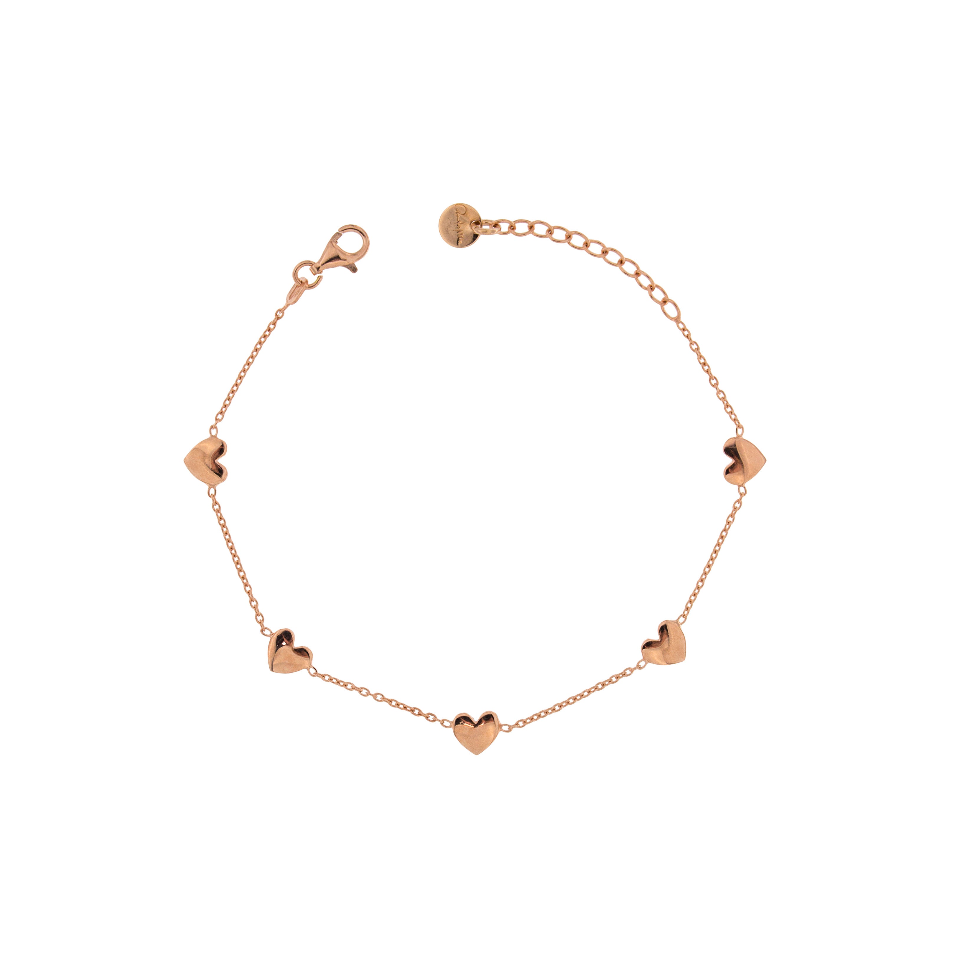 Bracelets - Bracelet with 5 Hearts - 1 | Rue des Mille
