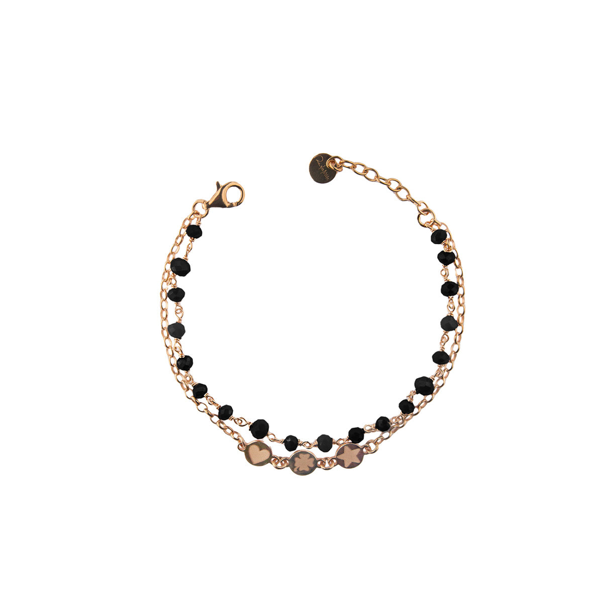 Bracciali - BRACCIALETTO DOPPIO FILO - GIPSY TIERRA BLACK - 1 | Rue des Mille