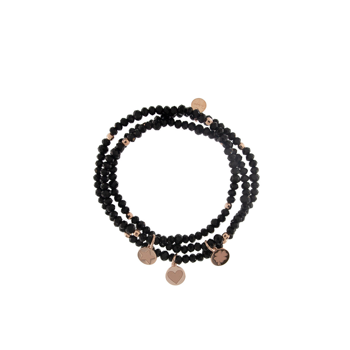 ELASTIC BRACELET / NECKLACE - GIPSY TIERRA BLACK