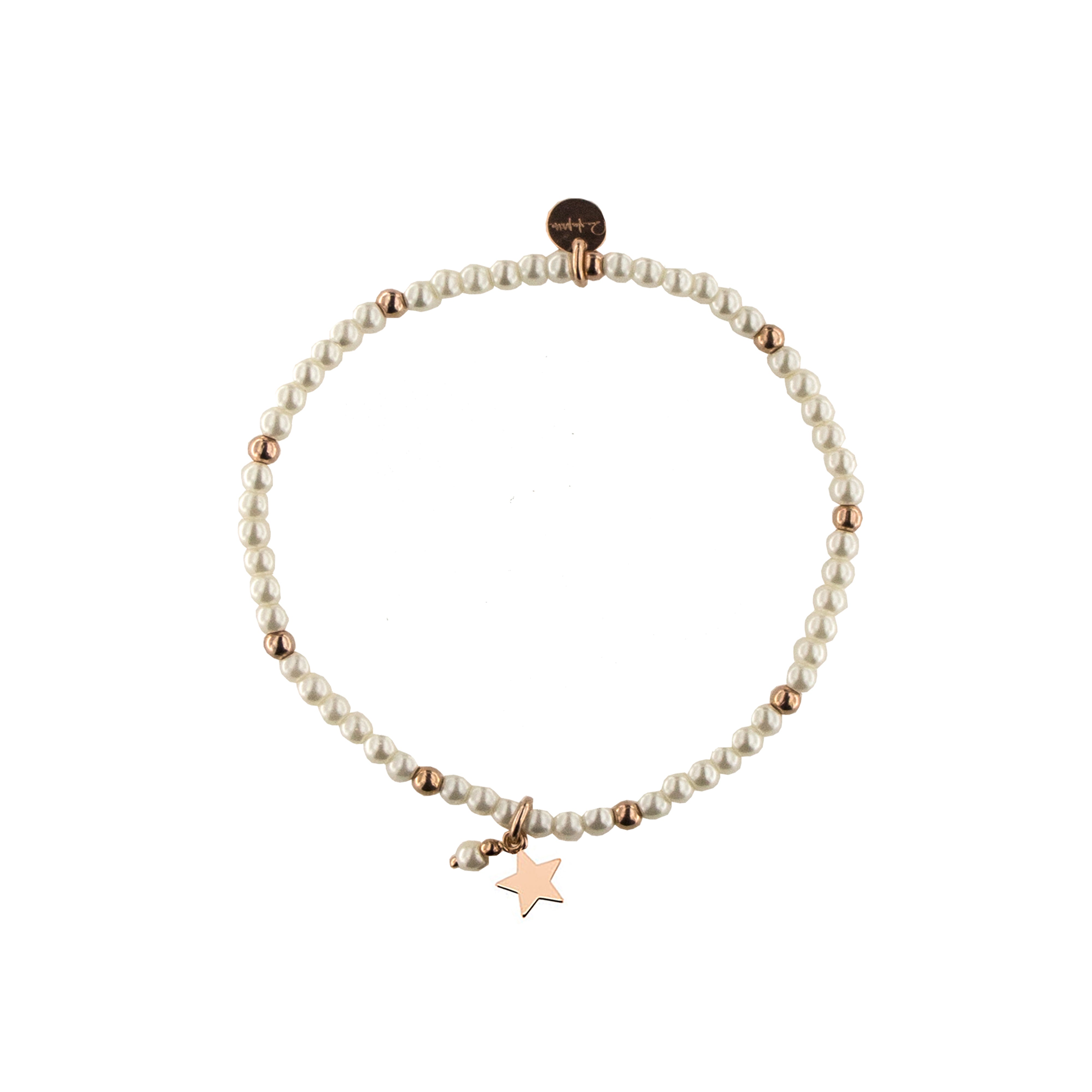 Bracelets - Elastic bracelet with pearls and balls - STAR - 1 | Rue des Mille