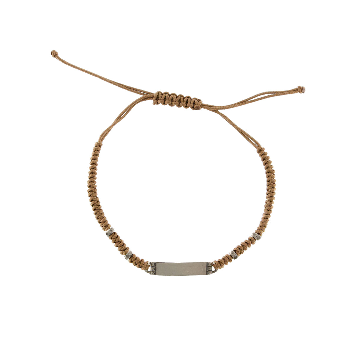 Bracelets - Bracelet with round weave and bar - TANGLE - 3 | Rue des Mille